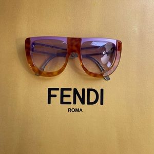 Rare 2011 Fendi Spring/Summer Havana Sunglasses FS5198 200 135